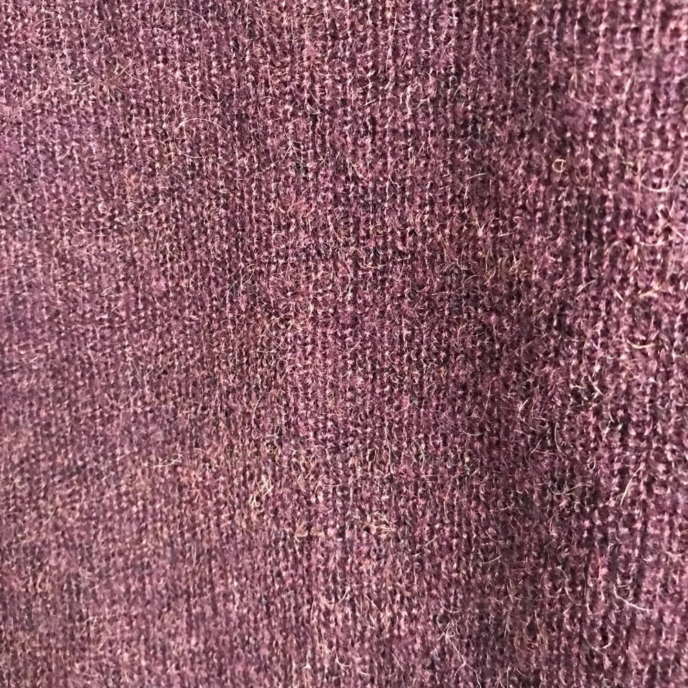 Anthropologie Line the Label Wool and Alpaca Puff Sleeve Sweater Pullover Size S - Picture 7 of 7